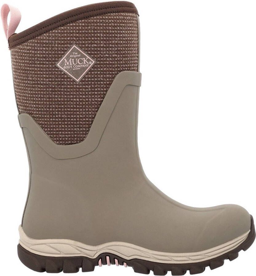 Muck Boots Arctic Sport II Mid Taupe Chocolate Dames Winterlaarzen