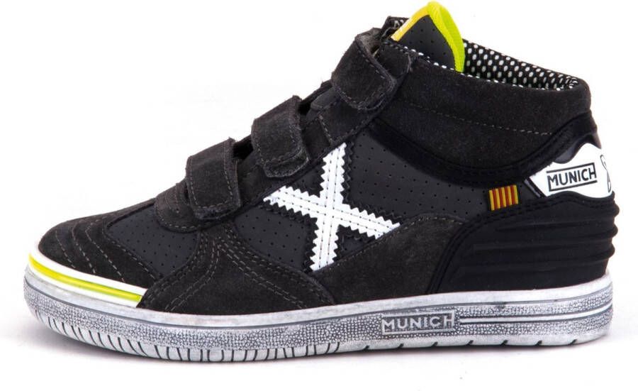 Munich G3 Boot Velcro Hoge sneakers Jongens Zwart