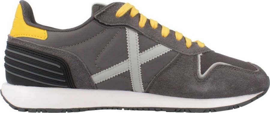 Munich Sportieve Grijze Textiel Sneakers Gray Heren