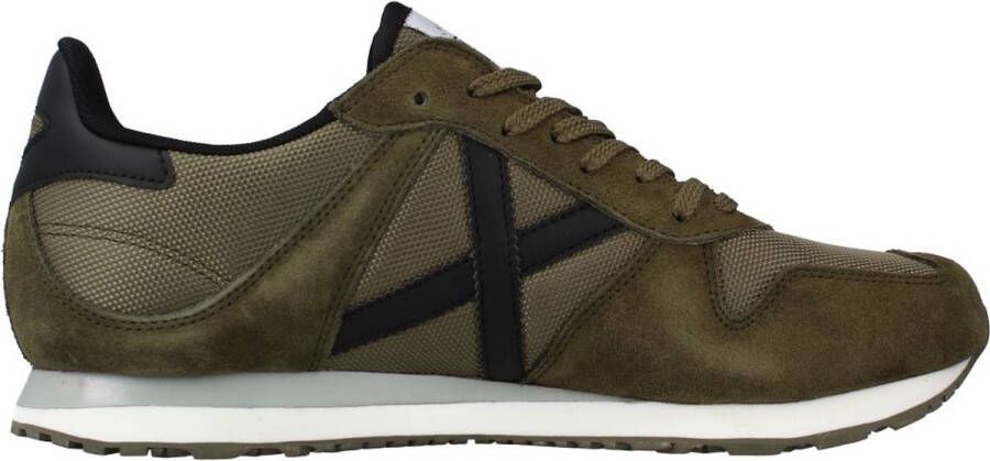 Munich Casual Khaki Sneakers voor Mannen Green Heren