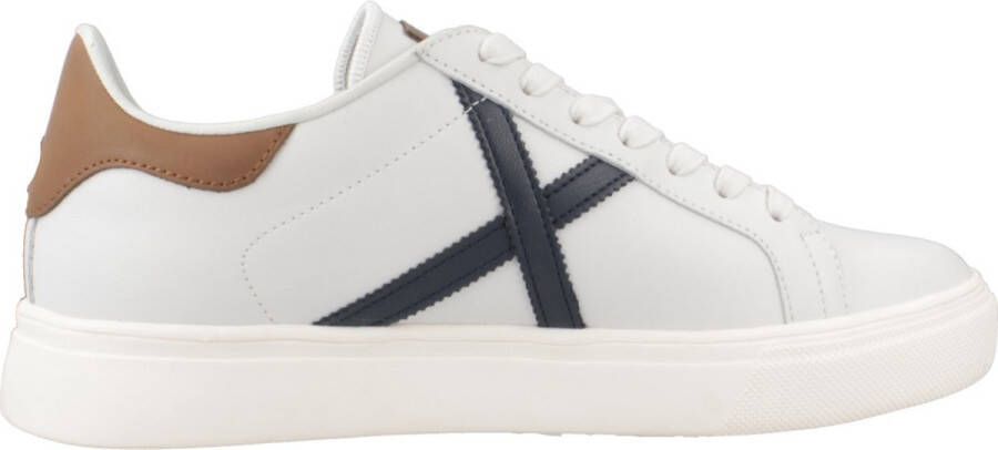 Munich Witte sportieve textielsneakers White Heren