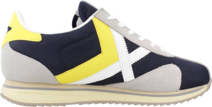 Munich Casual Grijze Textiel Sneakers oor Heren Multicolor Heren