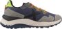 Munich Blauwe Sportieve Textiel Sneakers Multicolor Heren - Thumbnail 1