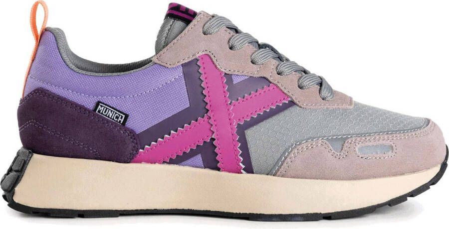 Munich Paarse Sneakers voor Dames Purple Dames