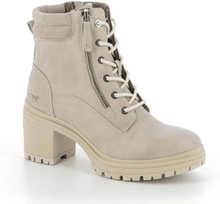 Mustang Dames Bottine Beige