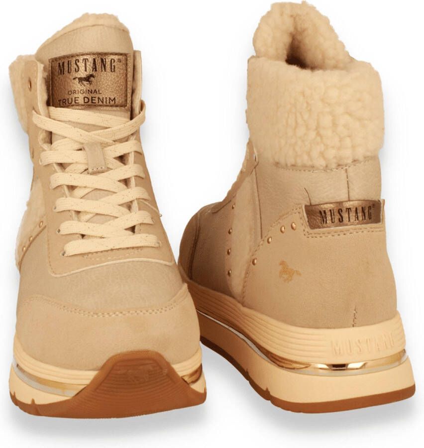 Mustang Dames Bottine Beige