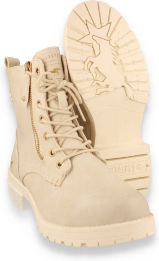 Mustang Dames Bottine Ice BEIGE