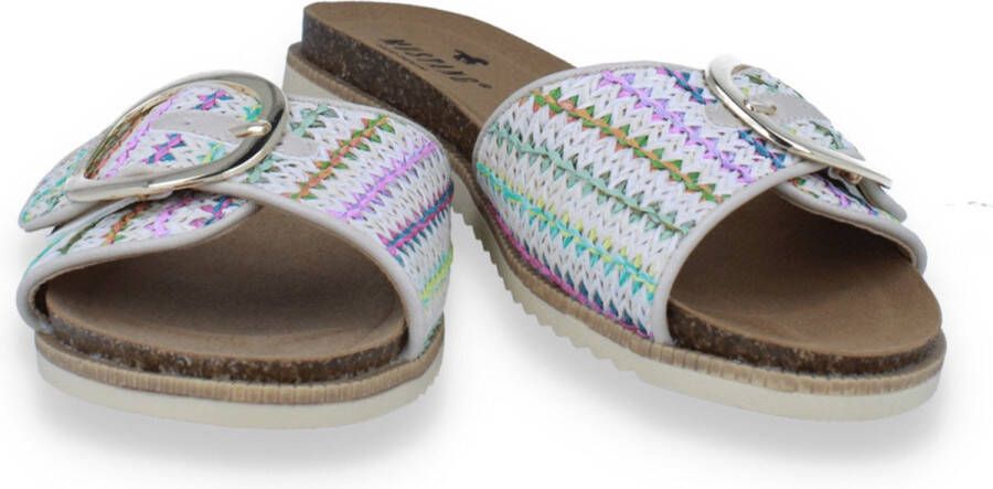 Mustang Dames Slipper Wit Multi MULTICOLOR