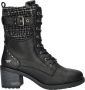 Mustang dames veterboot Zwart - Thumbnail 1