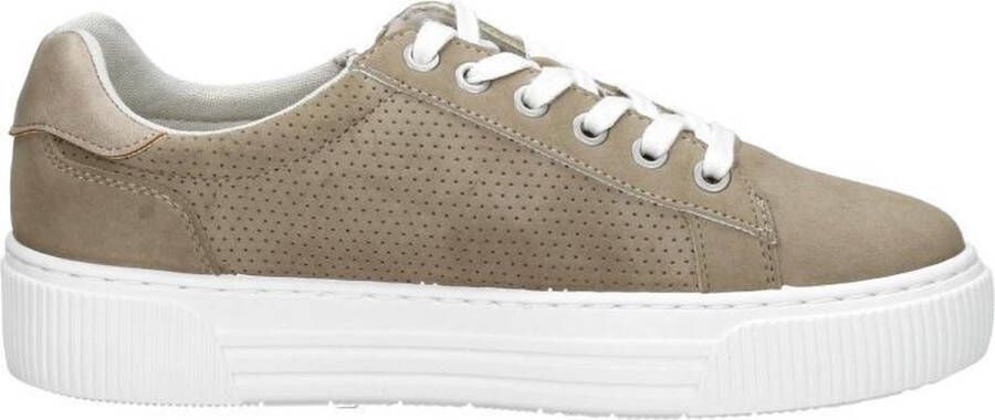 Mustang Dames veterschoenen Laag beige