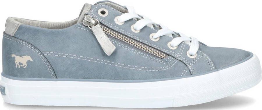 Mustang Dames veterschoenen Laag blauw