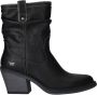 Mustang Western Stijl Zwarte Dameslaarzen Black Dames - Thumbnail 1