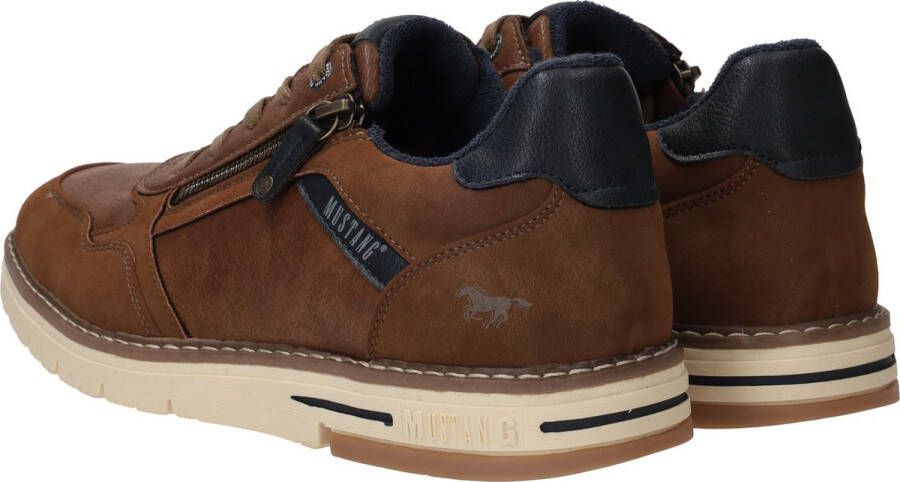 Mustang Shoes Veterschoenen met rits vrijetijdsschoen halfschoen veterschoen