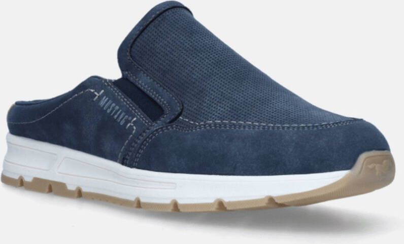 Mustang Heren Slipper Blauw