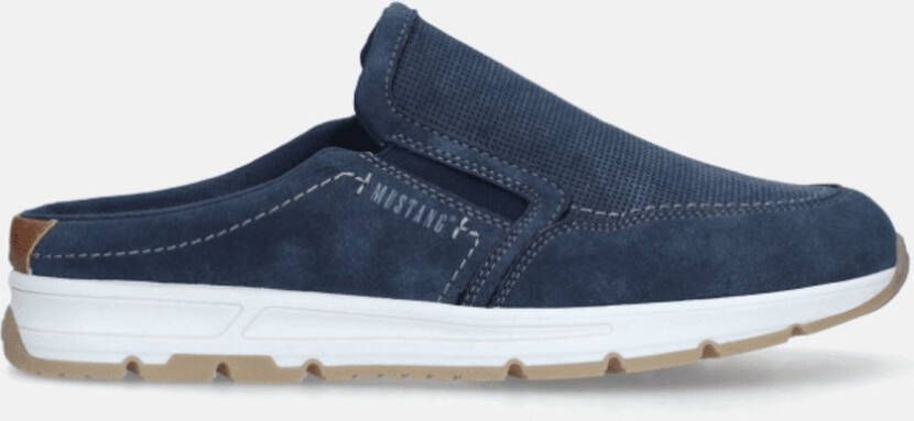 Mustang Heren Slipper Blauw