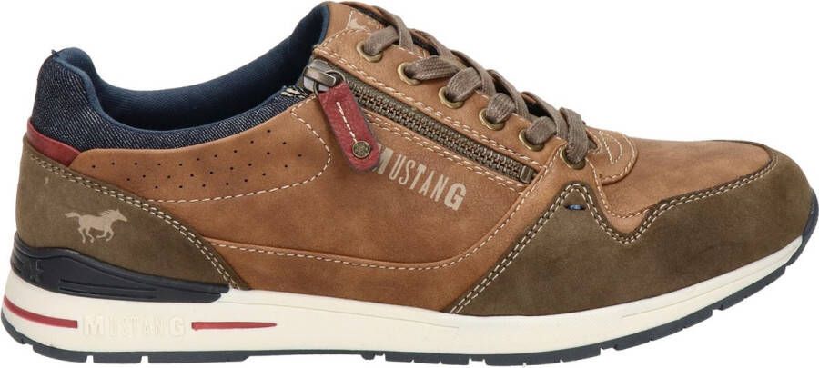 Mustang Sneaker Heren Bruin Cognac