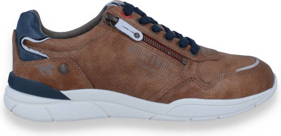 Mustang Heren Sneaker Cognac COGNA