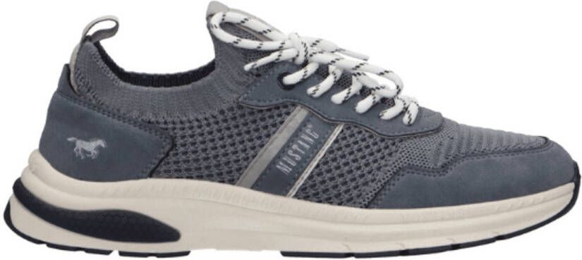 Mustang Blauwe Sportieve Sneaker voor Heren Multicolor Heren