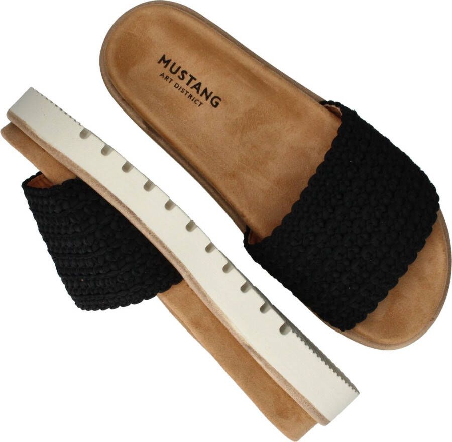 Mustang slipper Dames Zwart