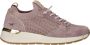 Mustang Lila Glitter Elastische Sneakers Pink Dames - Thumbnail 1