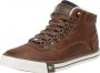 Mustang sneakers hoog Donkerbruin-41 (41) - Thumbnail 1