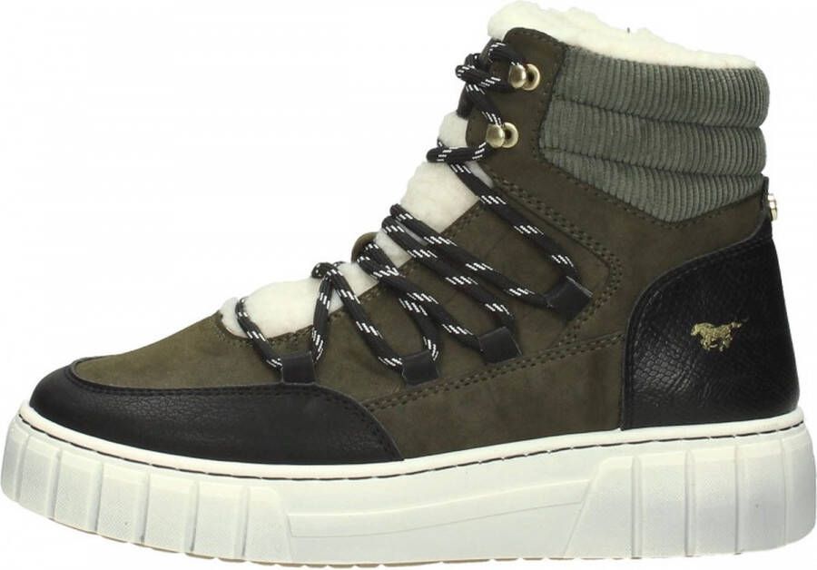 Mustang Veterschoenen Hoog Veterschoenen Hoog groen