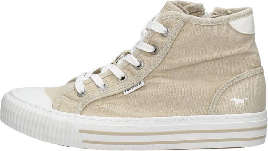 Mustang Veterschoenen Hoog Veterschoenen Hoog beige