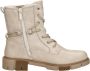 Mustang Veterschoenen Hoog Veterschoenen Hoog gebroken wit - Thumbnail 1