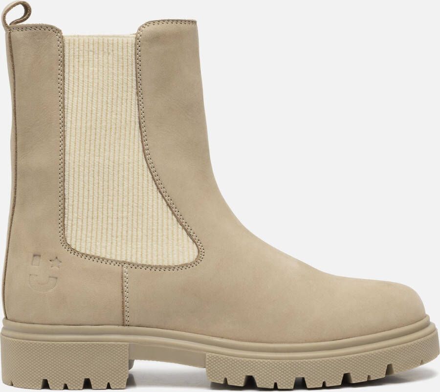 Muyters Chelsea boots Beige Leer 042703 Dames