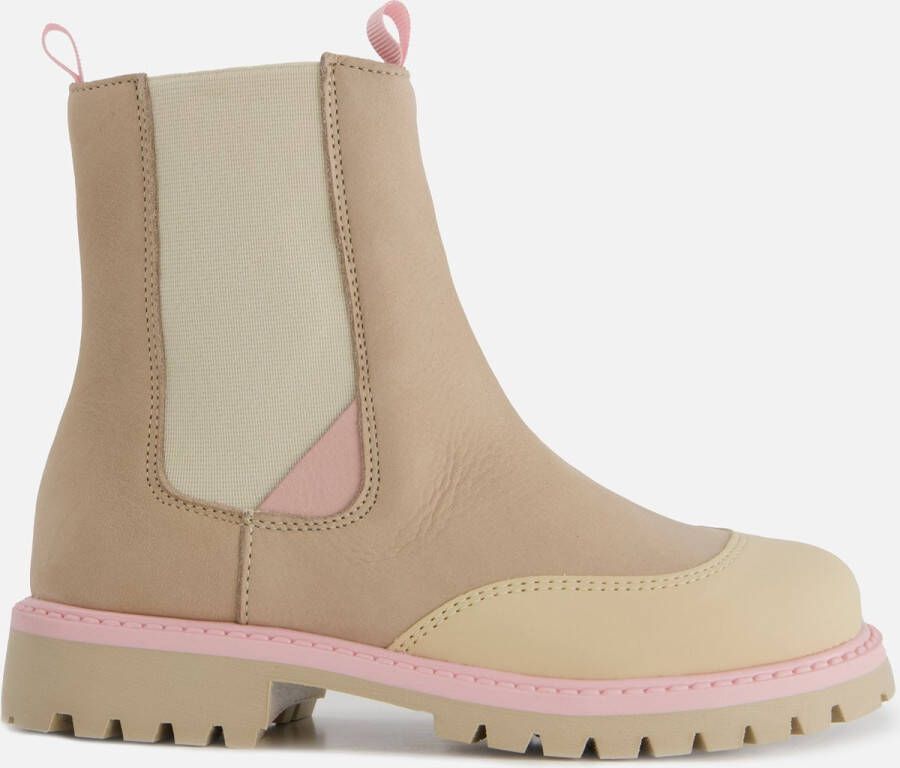 Muyters Chelsea boots Roze Nubuck 022702 Dames