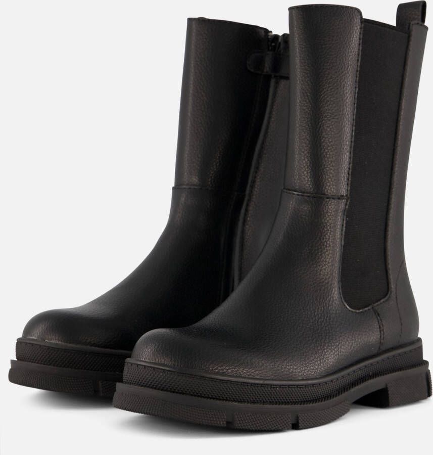 Muyters Chelsea boots zwart Leer