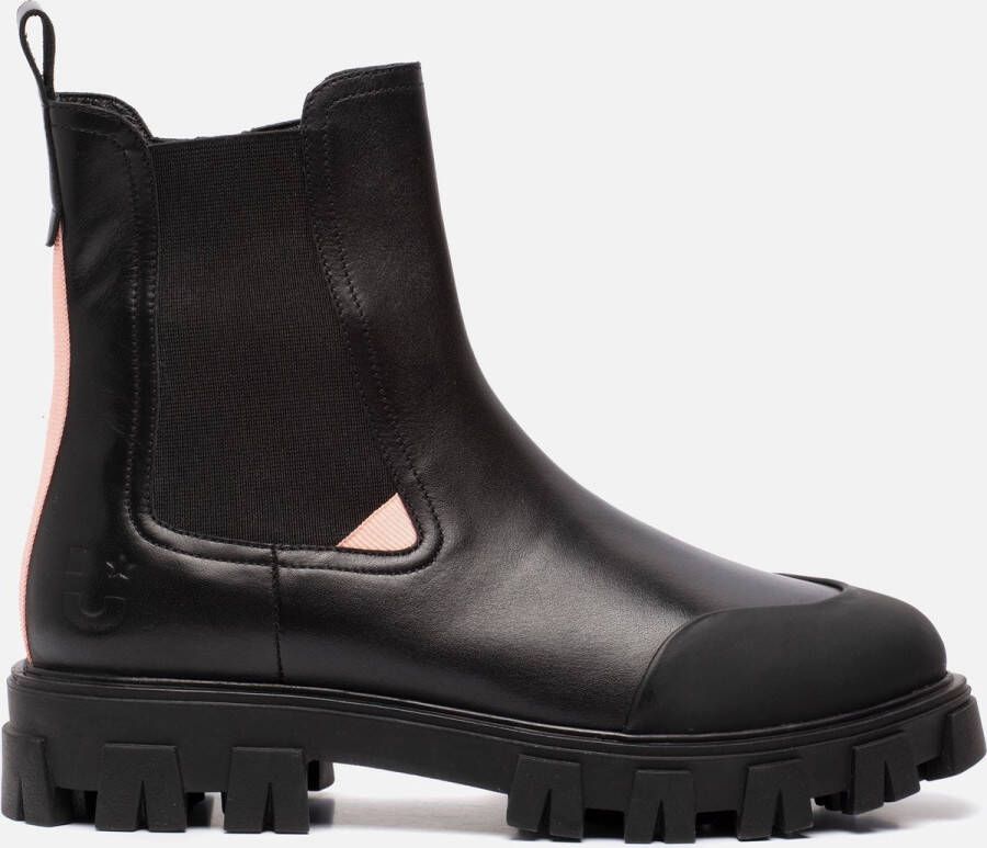 Muyters Chelsea boots Zwart Leer 042701 Dames