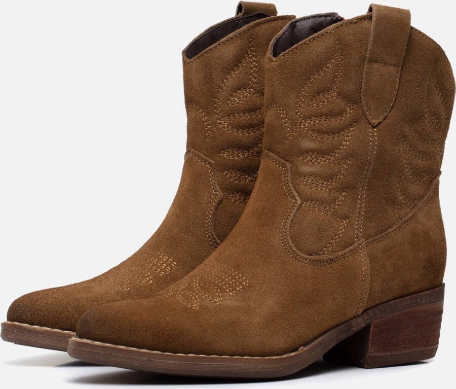 Muyters Cowboylaarzen bruin Suede