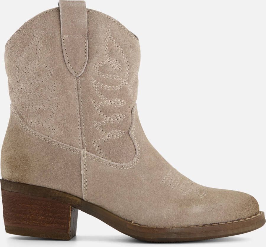 Muyters Cowboylaarzen grijs Suede