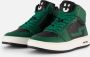 Muyters hoge Sneakers groen Leer - Thumbnail 1