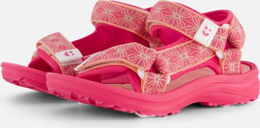 Muyters Sandalen roze Textiel