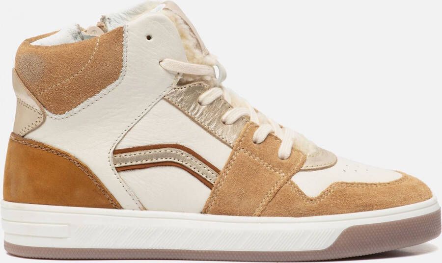 Muyters Sneakers Beige Leer 042601 Dames