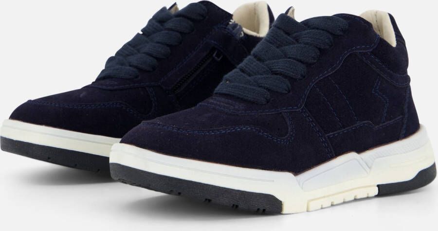 Muyters Sneakers blauw Imitatieleer