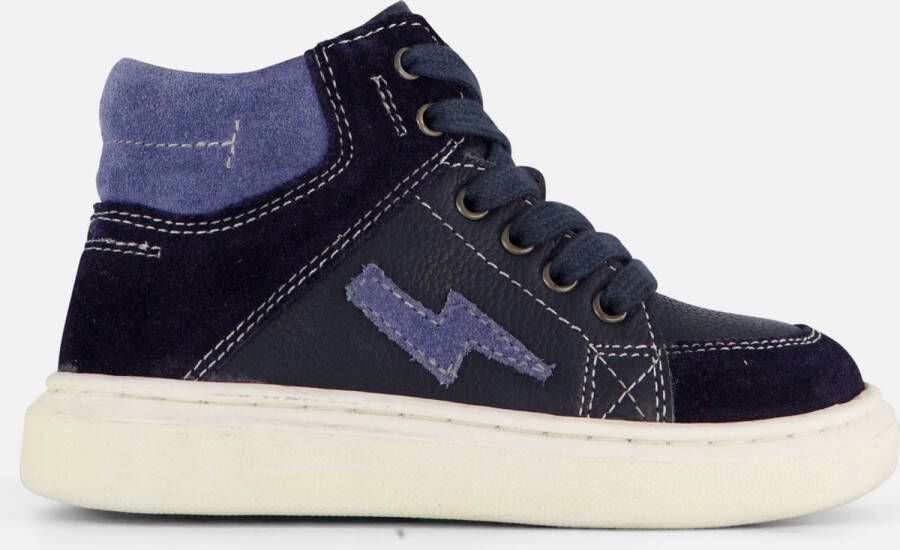 Muyters sneakers blauw Leer