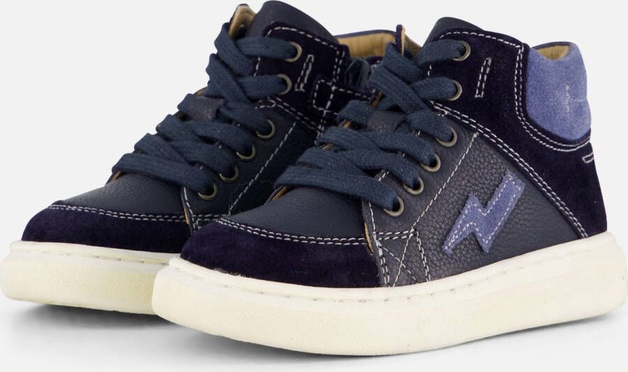 Muyters sneakers blauw Leer