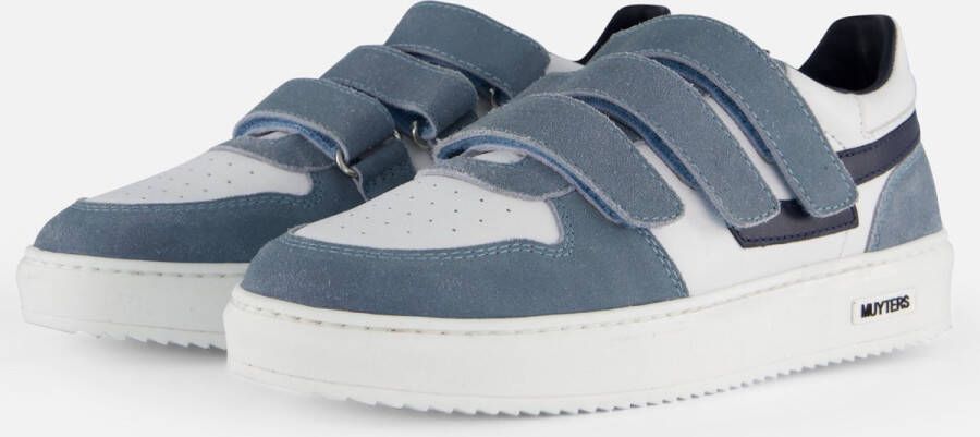 Muyters Sneakers blauw Leer