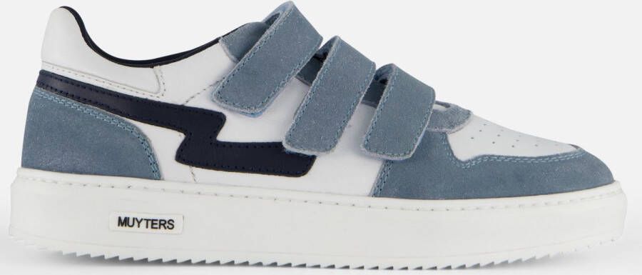 Muyters Sneakers blauw Leer