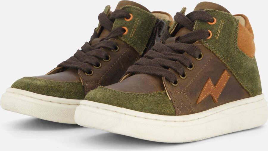 Muyters Sneakers groen Leer