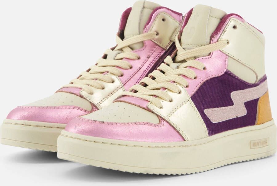 Muyters Sneakers roze Leer