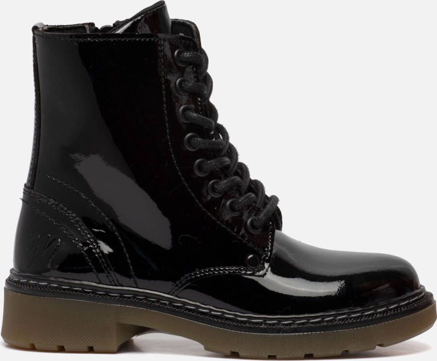 Muyters Veterboots Zwart Lak 040604 Dames