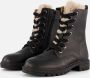 Muyters Veterboots zwart Leer - Thumbnail 1