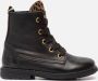 Muyters Veterboots Zwart Leer 022607 Dames - Thumbnail 1