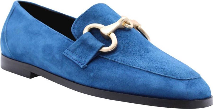 Nando Neri Stijlvolle Loafers voor Vrouwen Blue Dames