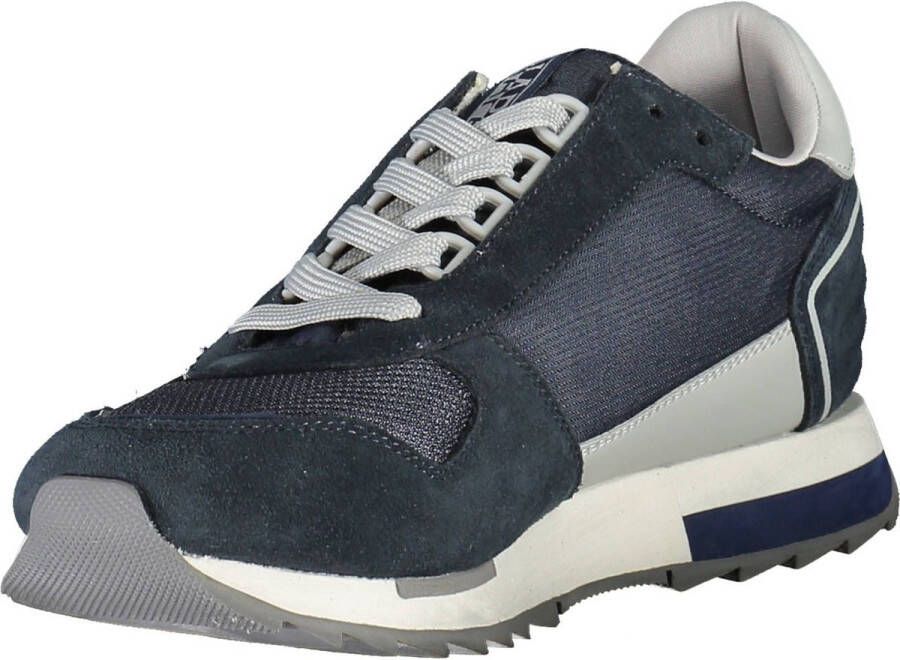 Napapijri Contrasterende Blauwe Sneaker Met Veters