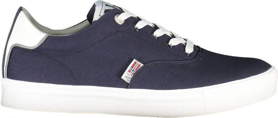 Napapijri Polyester Sneaker Met Contrasterende Details En Logo